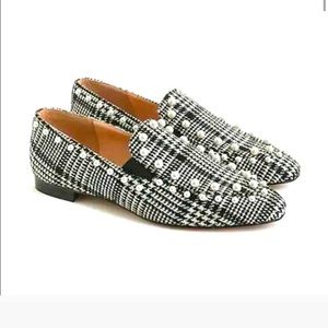 J Crew Pearl Studded Loafer